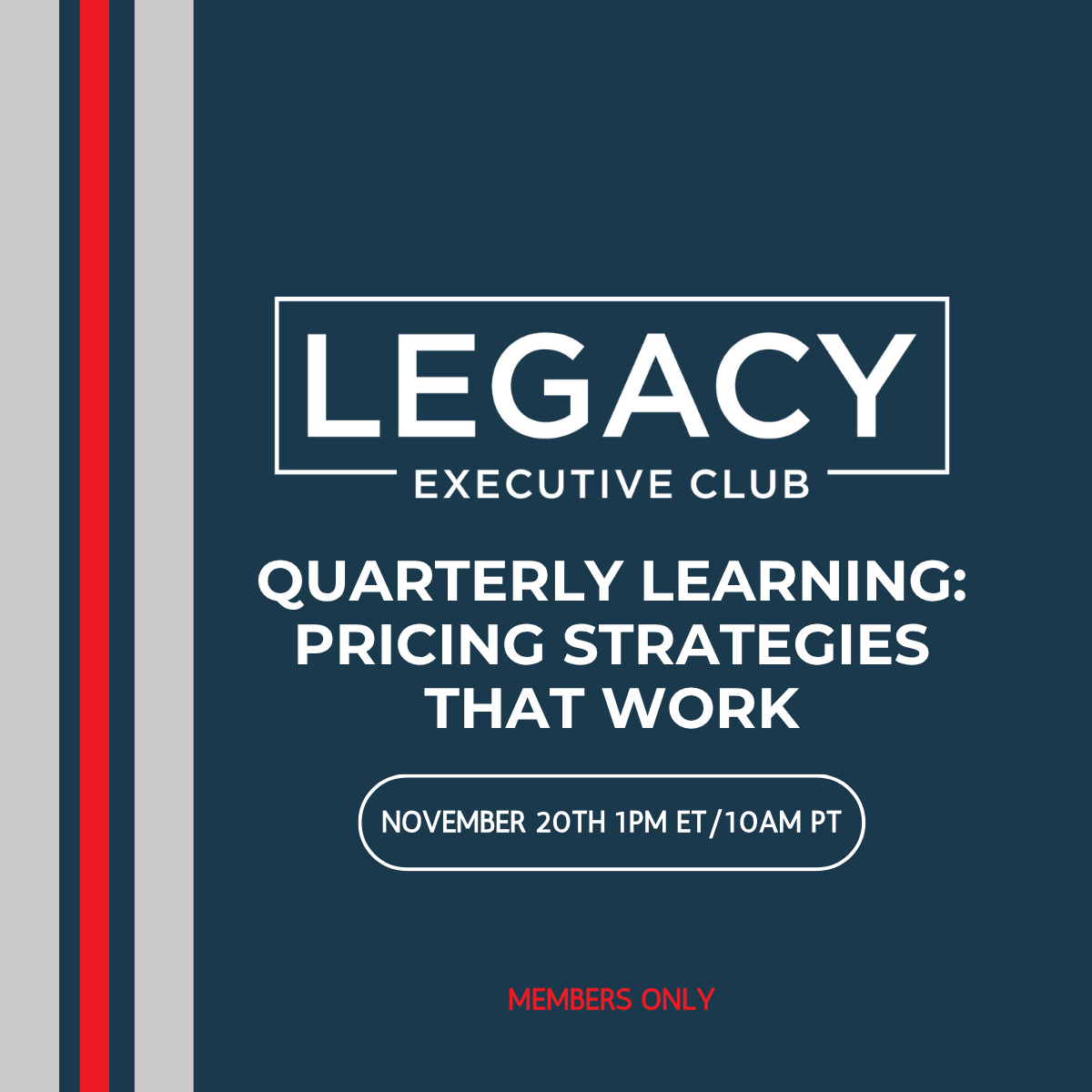 Learning - Pricing Strategies